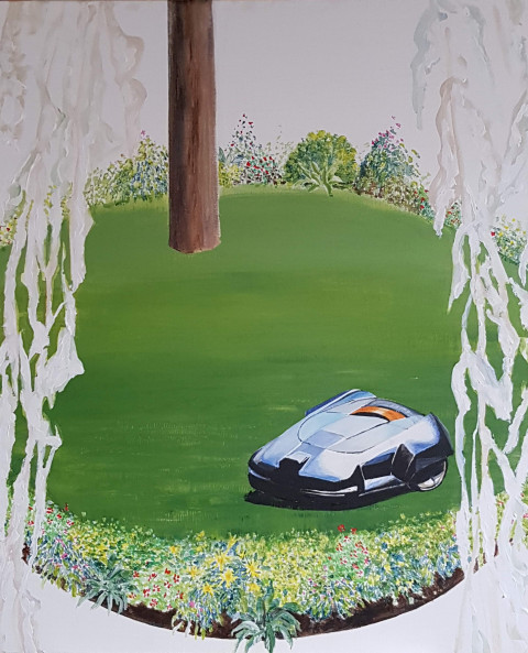 028 De heetste zomer ooit, 60 x 80, acryl op doek
