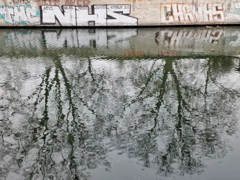 Fotografie kunst afdruk Grafitti